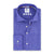 Men's Long Sleeve Button Linen Shirt - Cobalt Folded Product Image